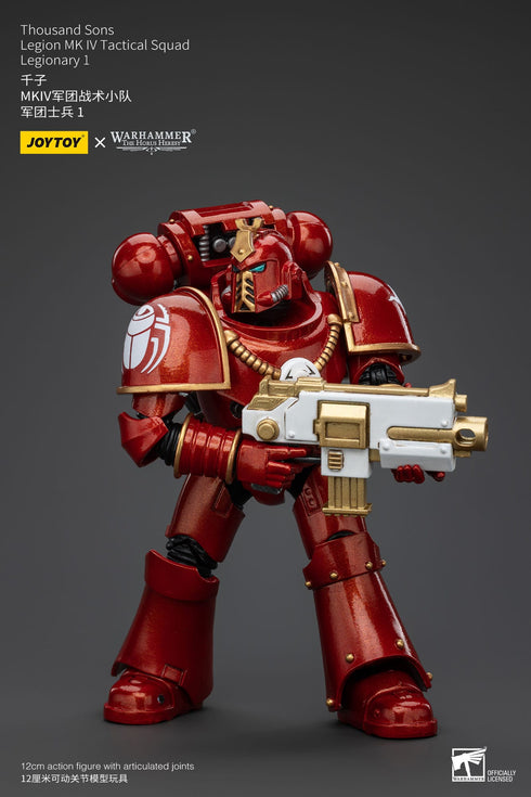 JOYTOY Warhammer The Horus Heresy Thousand Sons Legion MK IV Tactical Squad Legionary 1 1/18 Action Figure