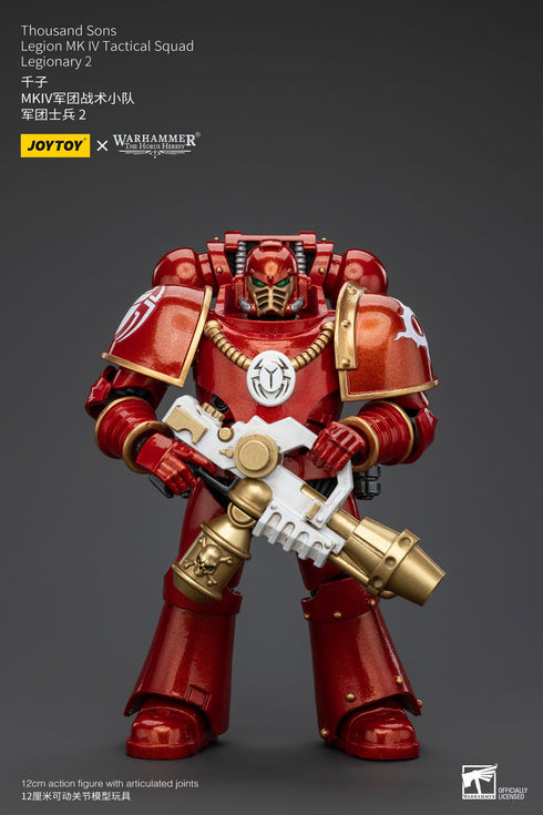 JOYTOY Warhammer The Horus Heresy Thousand Sons Legion MK IV Tactical Squad Legionary 2 1/18 Action Figure