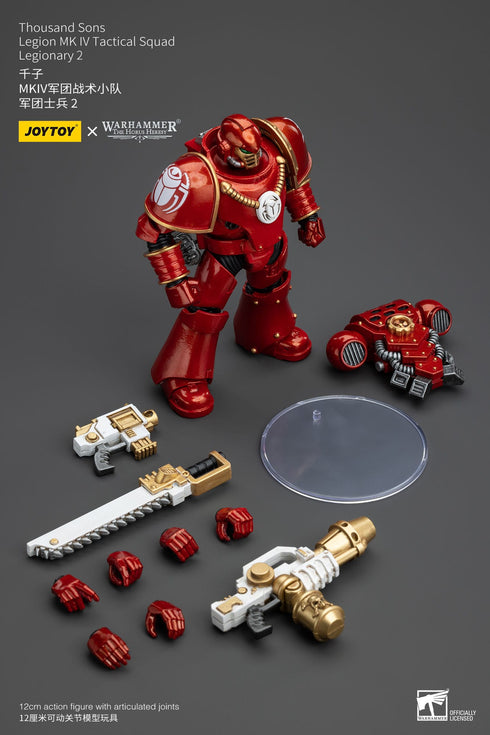 JOYTOY Warhammer The Horus Heresy Thousand Sons Legion MK IV Tactical Squad Legionary 2 1/18 Action Figure