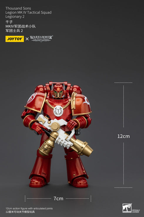 JOYTOY Warhammer The Horus Heresy Thousand Sons Legion MK IV Tactical Squad Legionary 2 1/18 Action Figure