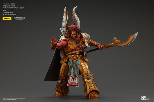 JOYTOY Thousand sons Magnus the Red Primarch of the XVth Legion - Warhammer: The Horus Heresy - 1/18 Scale Collectible Figure