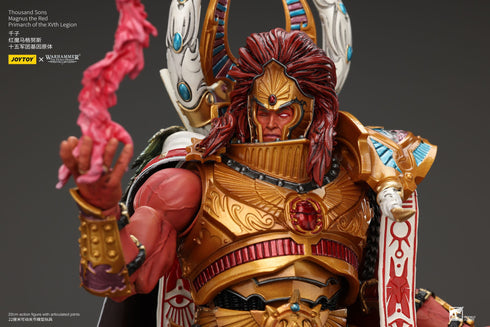 JOYTOY Thousand sons Magnus the Red Primarch of the XVth Legion - Warhammer: The Horus Heresy - 1/18 Scale Collectible Figure