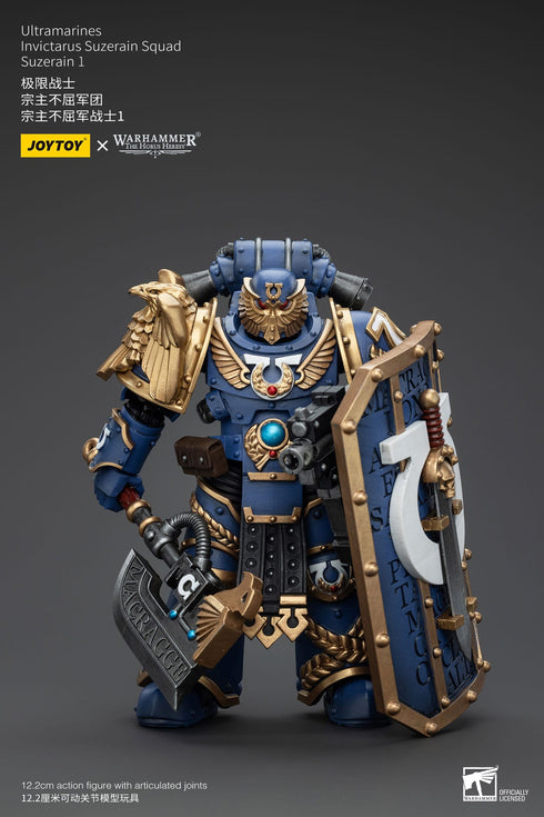 JOYTOY Warhammer The Horus Heresy Ultramarines Invictarus Suzerain Squad Suzerain 1 1/18 Action Figure
