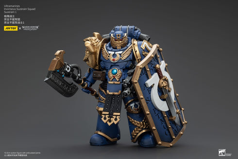 JOYTOY Warhammer The Horus Heresy Ultramarines Invictarus Suzerain Squad Suzerain 1 1/18 Action Figure