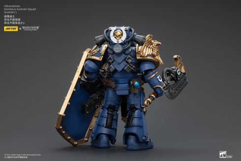 JOYTOY Warhammer The Horus Heresy Ultramarines Invictarus Suzerain Squad Suzerain 1 1/18 Action Figure