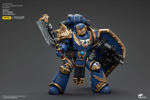 JOYTOY Warhammer The Horus Heresy Ultramarines Invictarus Suzerain Squad Suzerain 1 1/18 Action Figure