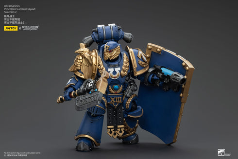 JOYTOY Warhammer The Horus Heresy Ultramarines Invictarus Suzerain Squad Suzerain 2 1/18 Action Figure