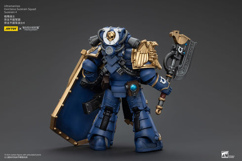 JOYTOY Warhammer The Horus Heresy Ultramarines Invictarus Suzerain Squad Suzerain 4 1/18 Action Figure