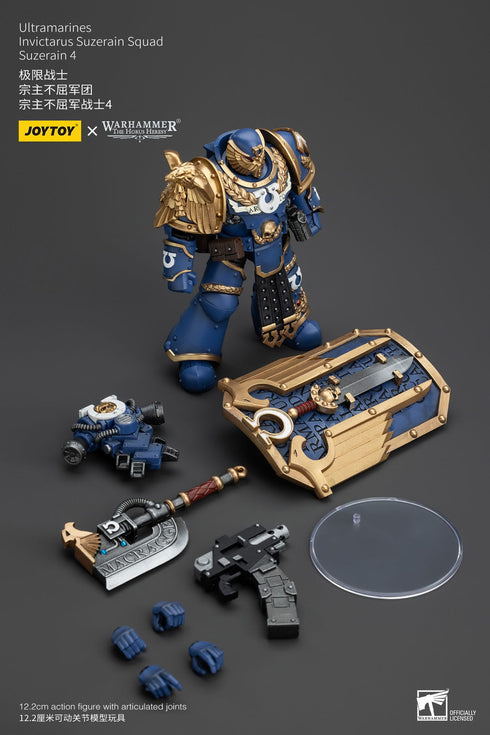 JOYTOY Warhammer The Horus Heresy Ultramarines Invictarus Suzerain Squad Suzerain 4 1/18 Action Figure