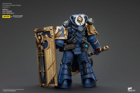 JOYTOY Warhammer The Horus Heresy Ultramarines Invictarus Suzerain Squad Suzerain 5 1/18 Action Figure