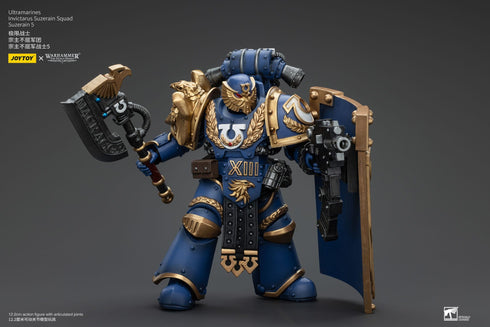 JOYTOY Warhammer The Horus Heresy Ultramarines Invictarus Suzerain Squad Suzerain 5 1/18 Action Figure