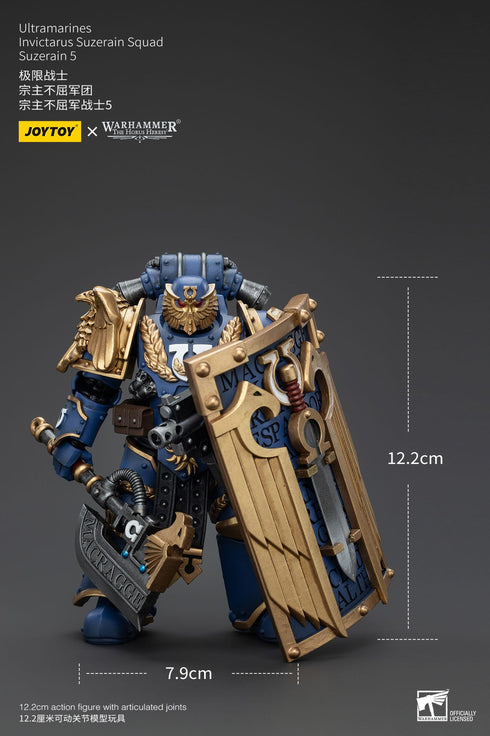 JOYTOY Warhammer The Horus Heresy Ultramarines Invictarus Suzerain Squad Suzerain 5 1/18 Action Figure
