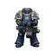 JOYTOY Ultramarines Legion MKIII Tactical Support Squad Legionary with Heavy Bolter - Warhammer: The Horus Heresy - 1/18 Scale Collectible Figure