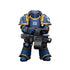 JOYTOY Ultramarines Legion MKIII Tactical Support Squad Legionary with Heavy Bolter - Warhammer: The Horus Heresy - 1/18 Scale Collectible Figure