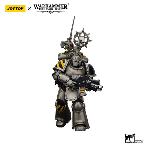 JOYTOY Warhammer The Horus Heresy lron Warriors MKlIl Tactical Legionary with Nuncio-vox 1/18 Action Figure