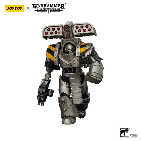 JOYTOY Warhammer The Horus Heresy lron Warriors Tyrant Siege Master Terminator with Rocket launcher 1/18 Action Figure