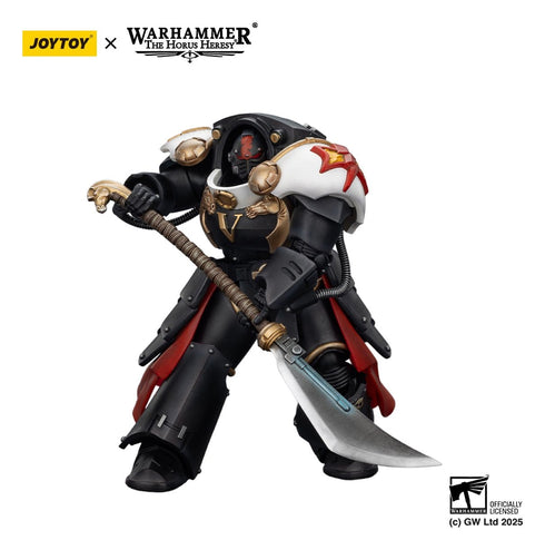 JOYTOY White Scars Ebon Keshig Terminator 1 with Power Glaive - Warhammer The Horus Heresy - 1/18 Scale Collectible Figure