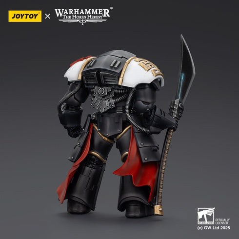 JOYTOY White Scars Ebon Keshig Terminator 2 with Power Glaive - Warhammer The Horus Heresy - 1/18 Scale Collectible Figure