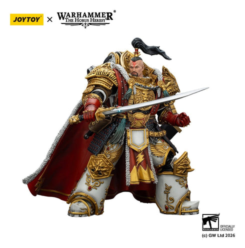 JOYTOY White Scars Jaghatai Khan Primarch of the Vth Legion - Warhammer The Horus Heresy - 1/18 Scale Collectible Figure