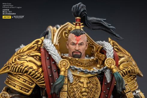 JOYTOY White Scars Jaghatai Khan Primarch of the Vth Legion - Warhammer The Horus Heresy - 1/18 Scale Collectible Figure