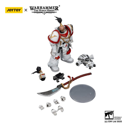 JOYTOY White Scars Legion Praetor - Warhammer The Horus Heresy - 1/18 Scale Collectible Figure