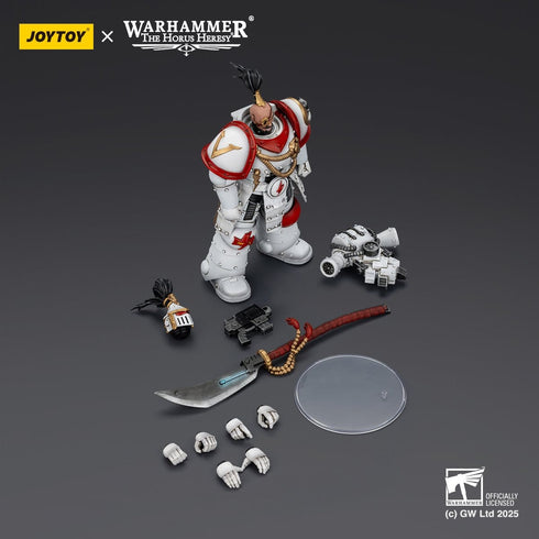JOYTOY White Scars Legion Praetor - Warhammer The Horus Heresy - 1/18 Scale Collectible Figure