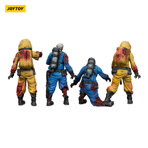 JOYTOY Zombie Dark Source Biochemical Lab Team 4-Pack Action Figures