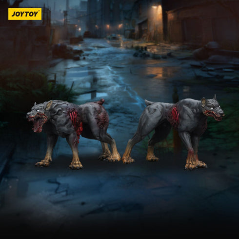 JOYTOY Zombie Dark Source Police Dogs 2-Pack Action Figures