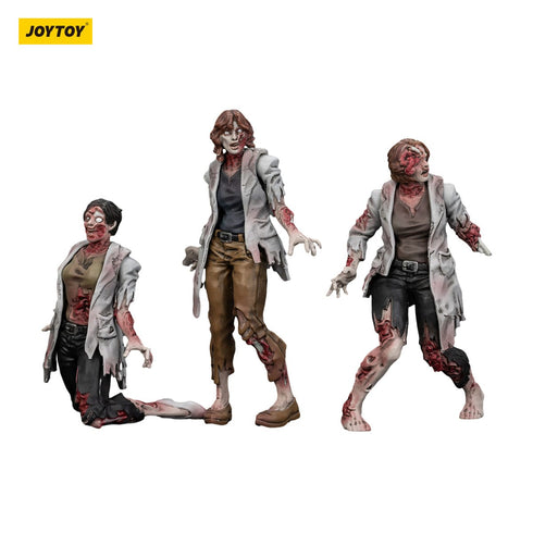 JOYTOY Zombie Dark Source Scientists (Female) 3-Pack Action Figures