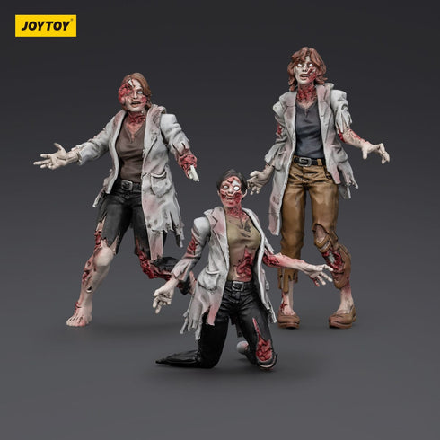 JOYTOY Zombie Dark Source Scientists (Female) 3-Pack Action Figures