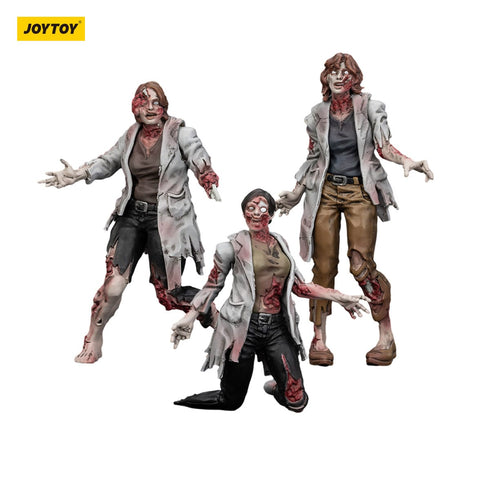 JOYTOY Zombie Dark Source Scientists (Female) 3-Pack Action Figures