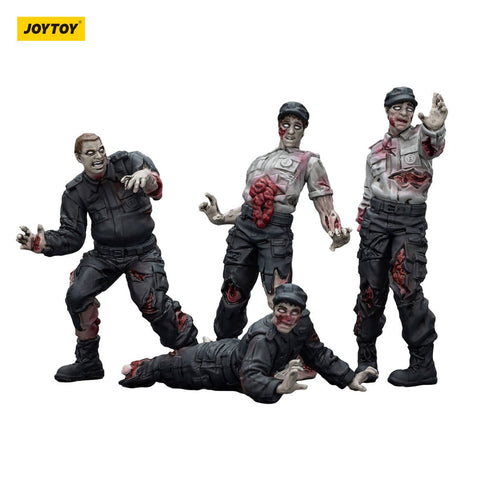 JOYTOY Zombie Dark Source Security Guards 4-Pack Action Figures