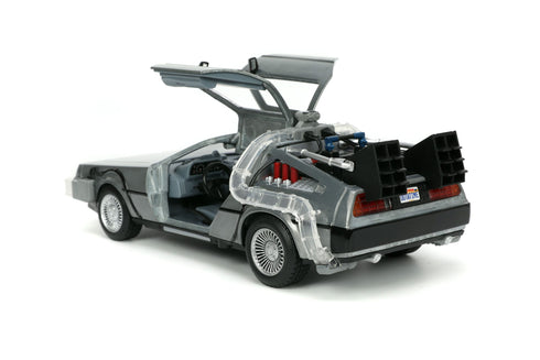 Jada Toys Back to the Future Hollywood Rides Back to the Future 1 Time Machine 1/24 Diecast Model