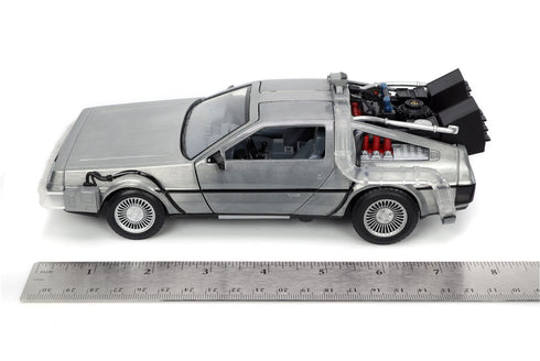 Jada Toys Back to the Future Hollywood Rides Back to the Future 1 Time Machine 1/24 Diecast Model