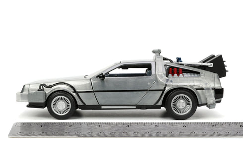 Jada Toys Back to the Future Hollywood Rides Back to the Future 1 Time Machine 1/24 Diecast Model