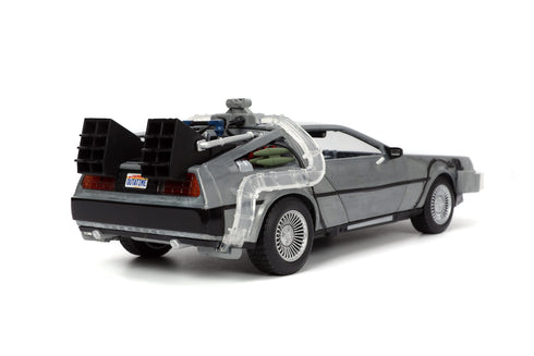 Jada Toys Back to the Future Hollywood Rides Back to the Future 1 Time Machine 1/24 Diecast Model
