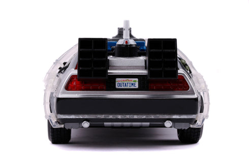 Jada Toys Time Machine Model 2 Hollywood Rides - Back to the Future II - 1/24 Diecast Collectible Model