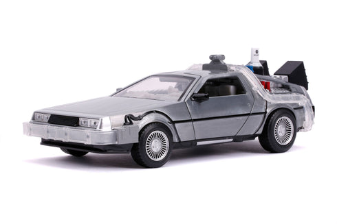 Jada Toys Time Machine Model 2 Hollywood Rides - Back to the Future II - 1/24 Diecast Collectible Model