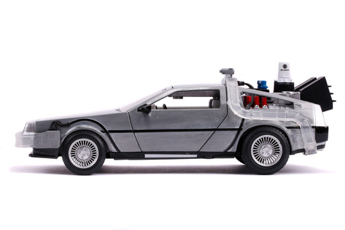 Jada Toys Time Machine Model 2 Hollywood Rides - Back to the Future II - 1/24 Diecast Collectible Model