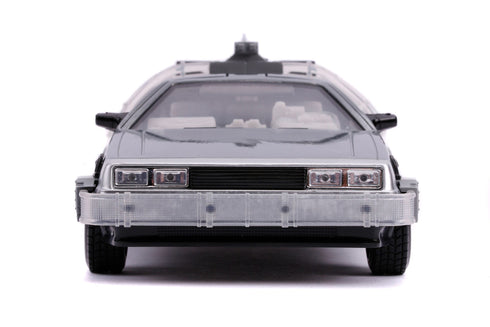 Jada Toys Time Machine Model 2 Hollywood Rides - Back to the Future II - 1/24 Diecast Collectible Model
