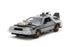 Jada Toys Back to the Future III Hollywood Rides DeLorean Time Machine Railroad Wheels 1/24 Diecast Model