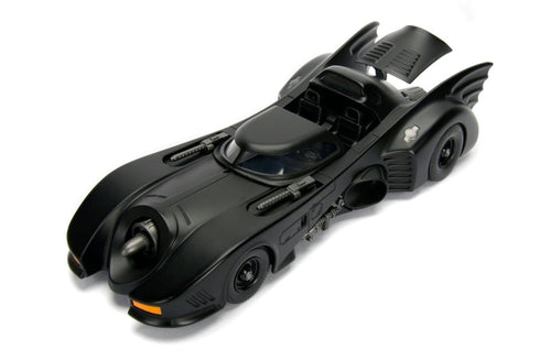 Jada Toys Batman 1989 Batmobile with Batman Figure 1/24 Diecast Model