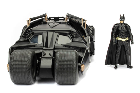 Jada Toys Batmobile with Batman Figure - Batman The Dark Knight - 1/24 Diecast Collectible Model