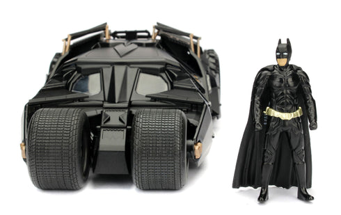 Jada Toys Batmobile with Batman Figure - Batman The Dark Knight - 1/24 Diecast Collectible Model