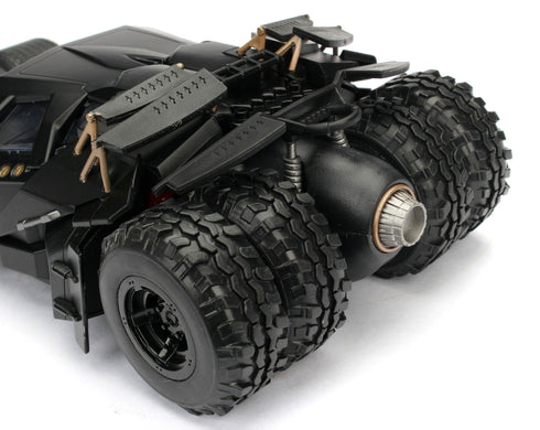Jada Toys Batmobile with Batman Figure - Batman The Dark Knight - 1/24 Diecast Collectible Model
