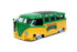 Jada Toys Leonardo & 1962 VW Bus - Teenage Mutant Ninja Turtles - 1/24 Diecast Collectible Model