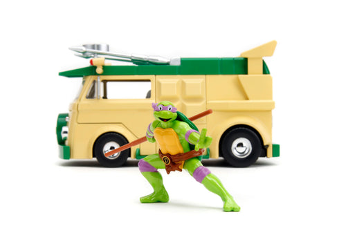 Jada Toys Donatello & Party Wagon - Teenage Mutant Ninja Turtles- 1/24 Diecast Collectible Model