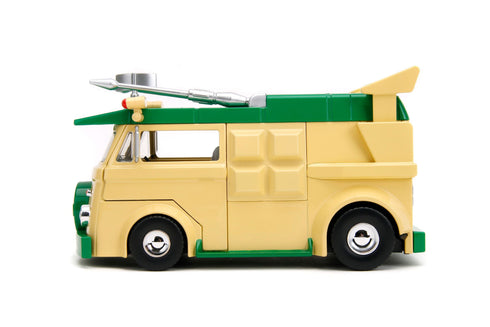 Jada Toys Donatello & Party Wagon - Teenage Mutant Ninja Turtles- 1/24 Diecast Collectible Model