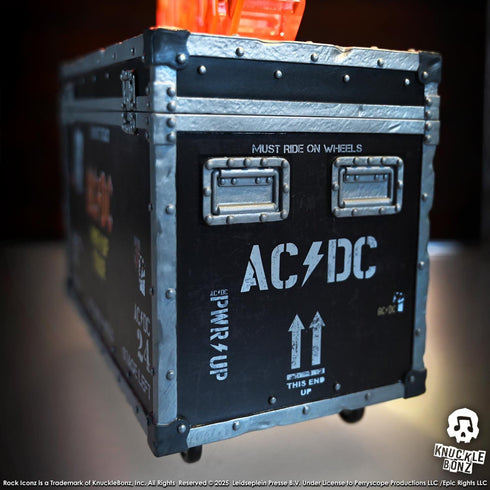 Knucklebonz AC/DC PWR UP Tour Rock Ikonz On Tour Road Case Statue