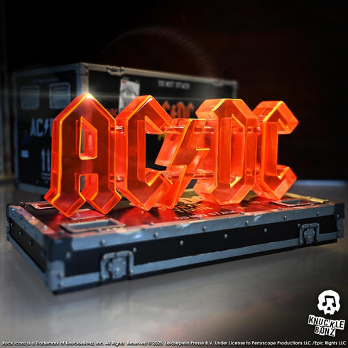 Knucklebonz AC/DC PWR UP Tour Rock Ikonz On Tour Road Case Statue